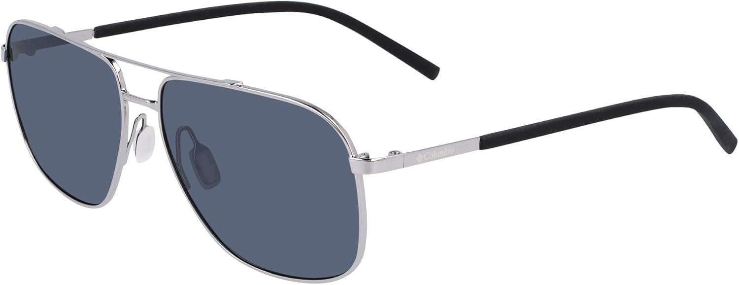 imageColumbia mens Mist Trail Pilot SunglassesShiny GunmetalSilver Mirror Lens