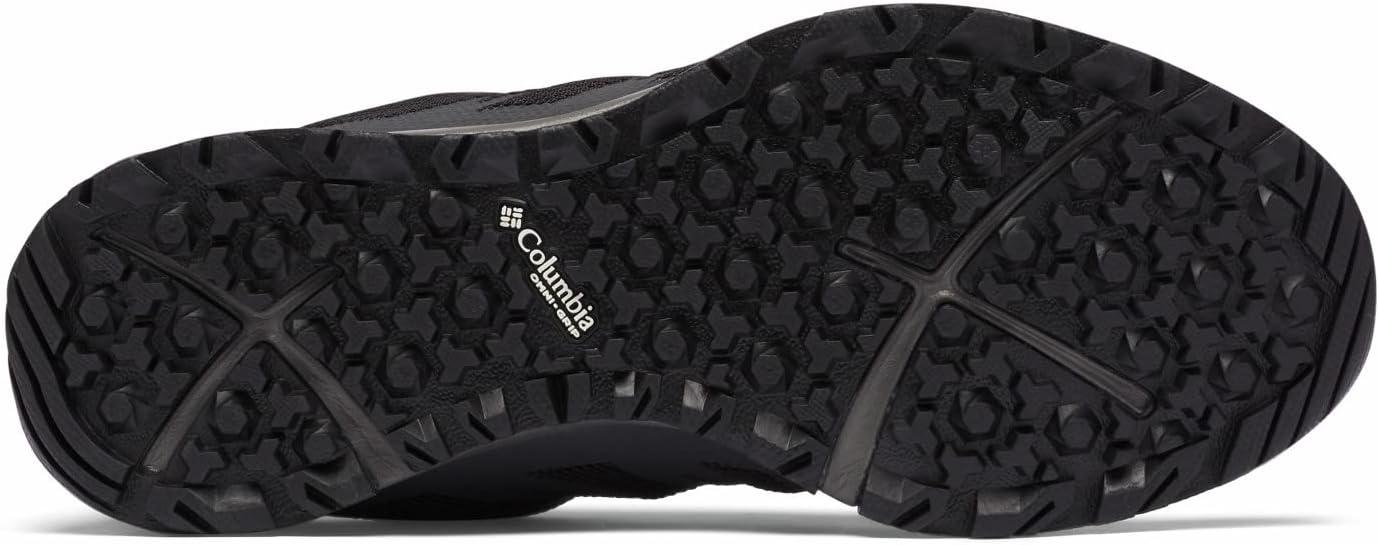 imageColumbia mens Redmond V2 Hiking ShoeBlack Black White 010