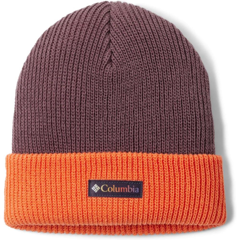 imageColumbia Big Boys Youth Winter Worn BeanieGranite Purple Faded Peach
