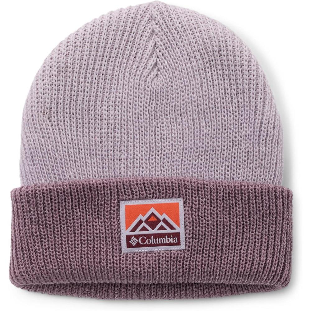 imageColumbia Big Boys Youth Winter Worn BeanieLavender PearlShale PurpleMountains