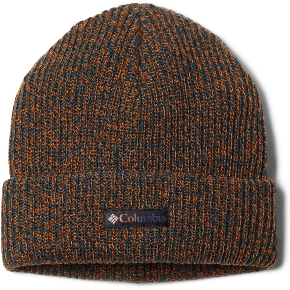 imageColumbia Big Boys Youth Winter Worn BeanieNight Wave Bright Orange Marled