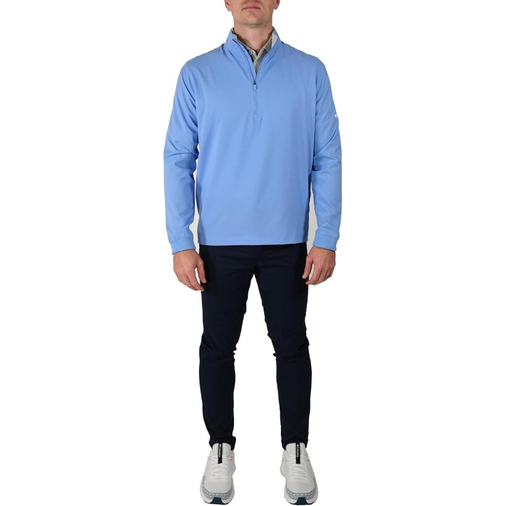 imageColumbia Golf Mens Bogeys Paradise PulloverWhite Cap