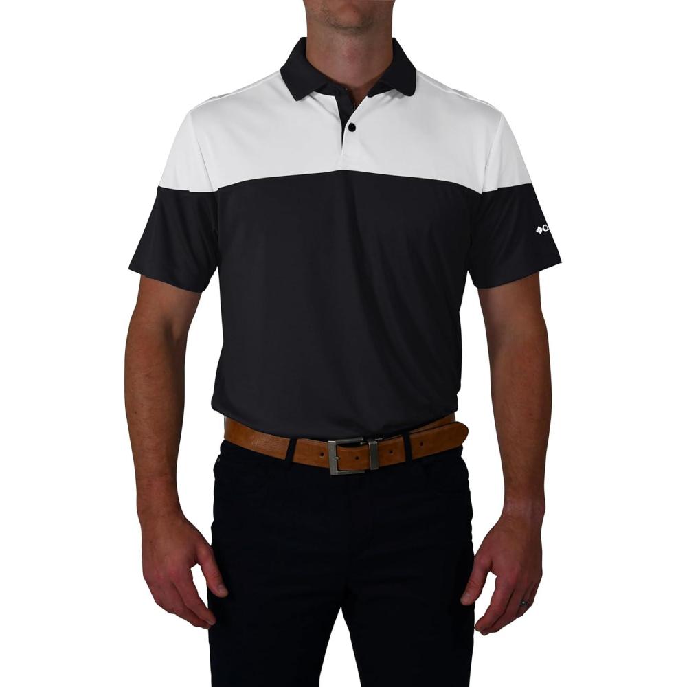 imageColumbia Golf Mens OmniWick Best Ball PoloBlack