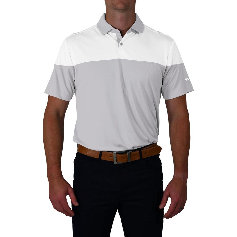 imageColumbia Golf Mens OmniWick Best Ball PoloCool Grey