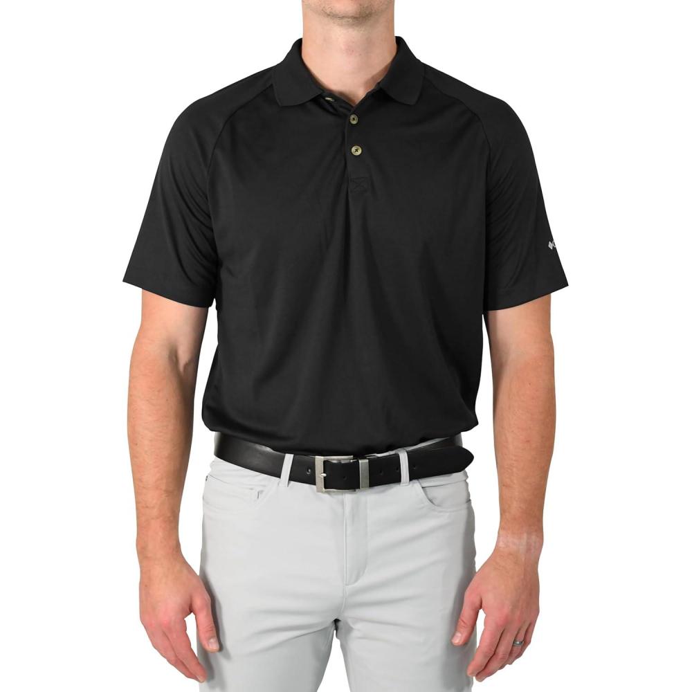imageColumbia Golf Mens OmniWick Drive II PoloBlack
