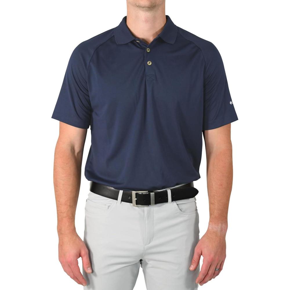 imageColumbia Golf Mens OmniWick Drive II PoloDark Mountain