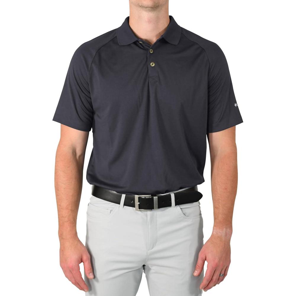 imageColumbia Golf Mens OmniWick Drive II PoloForged Iron