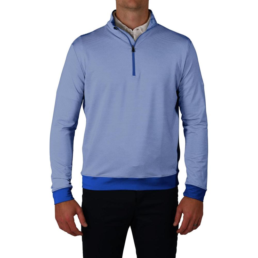 imageColumbia Golf Mens OmniWick Even Lie Mens 14 Zip PulloverAzul