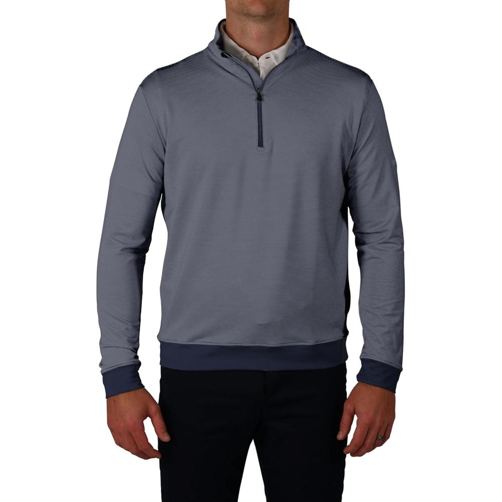 imageColumbia Golf Mens OmniWick Even Lie Mens 14 Zip PulloverCollegiate Navy