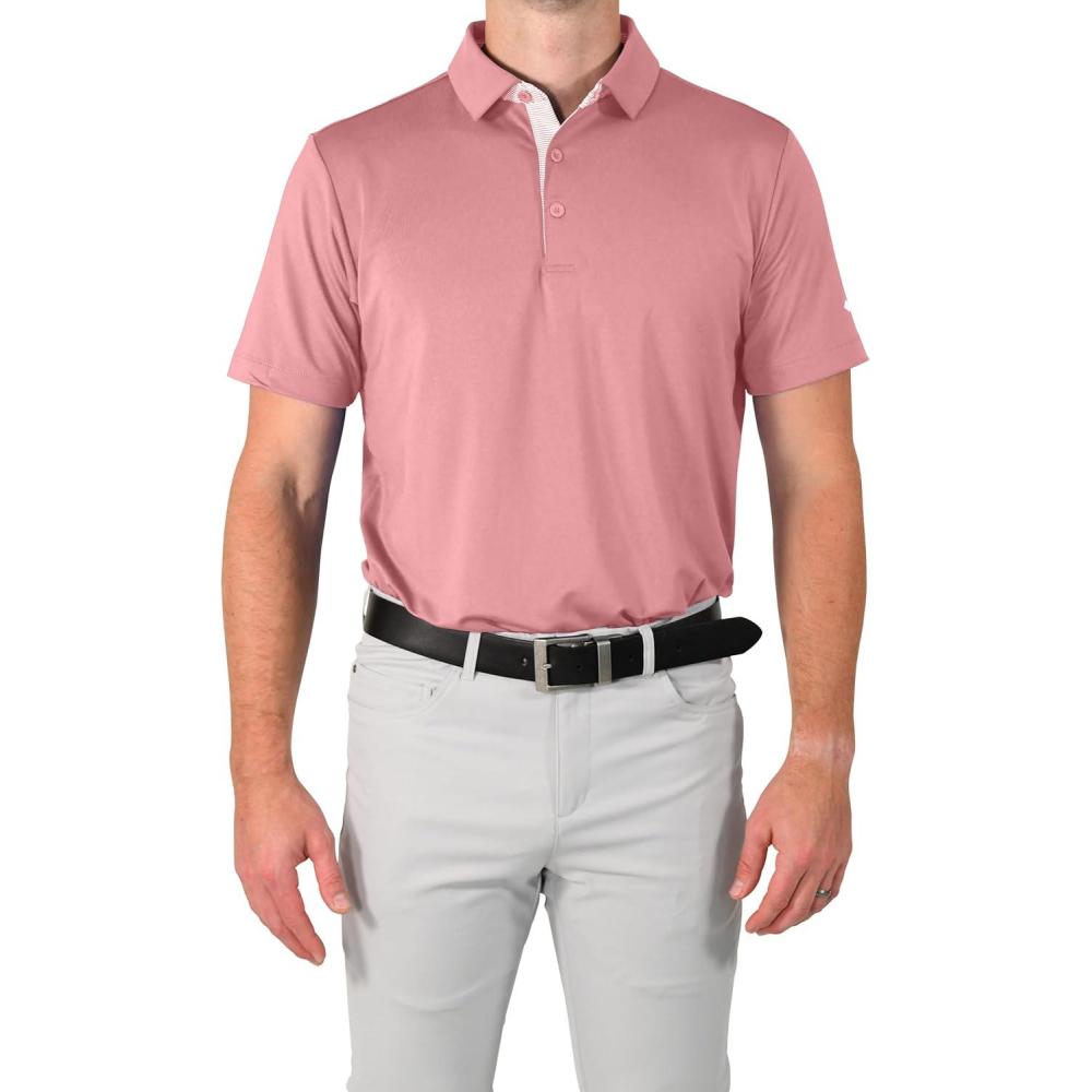 imageColumbia Golf Mens OmniWick Even Lie PoloSorbet