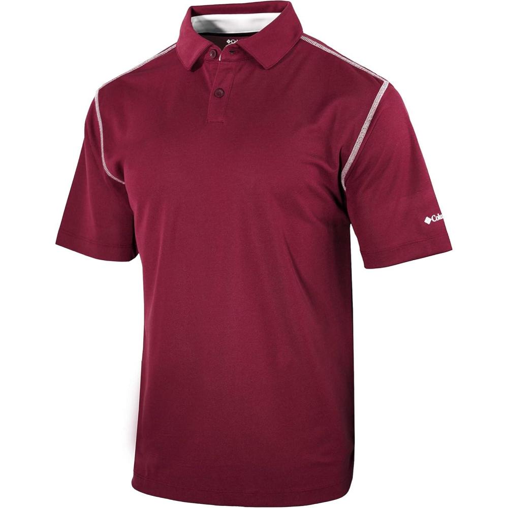 imageColumbia Golf Mens OmniWick High Stakes PoloBeet