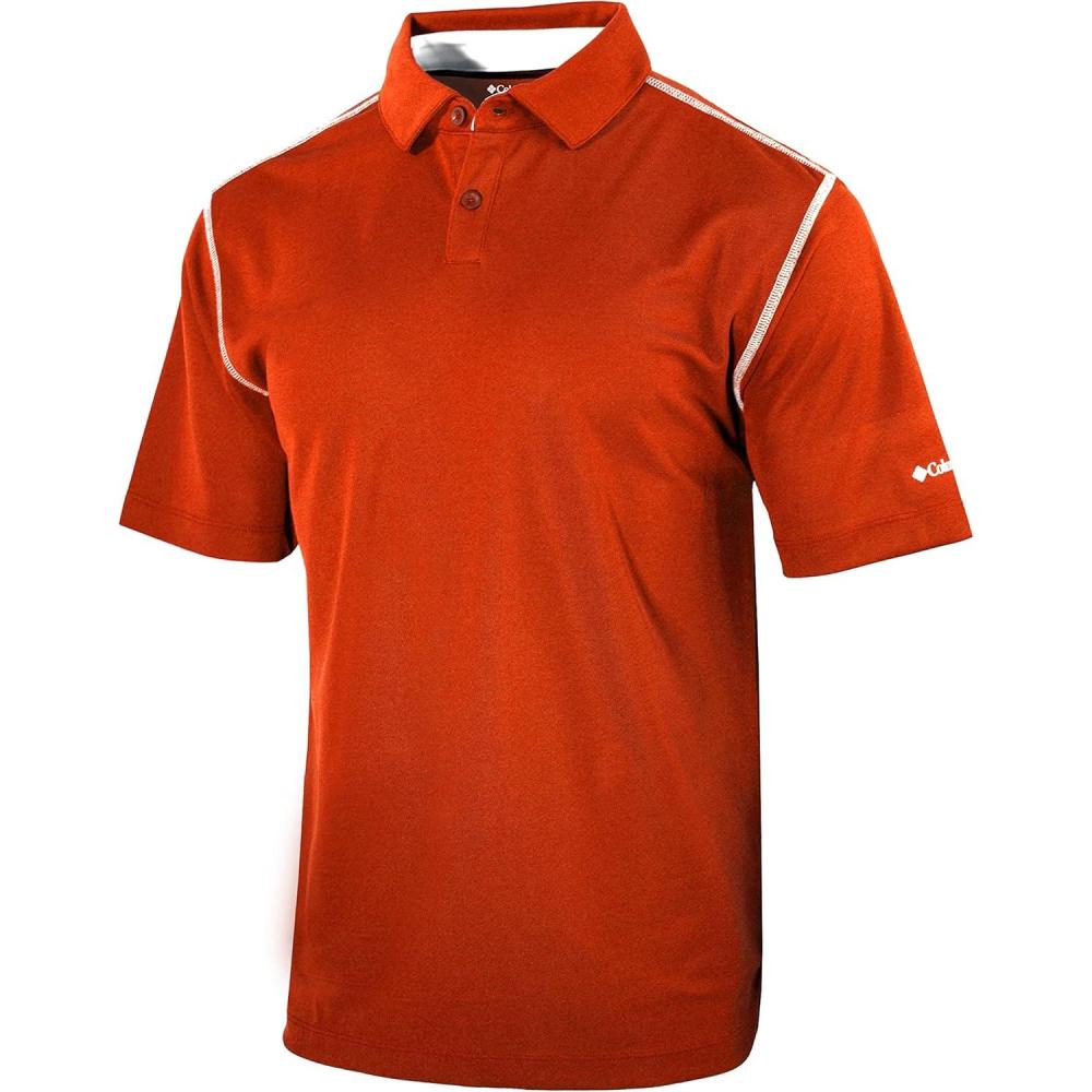 imageColumbia Golf Mens OmniWick High Stakes PoloState Orange