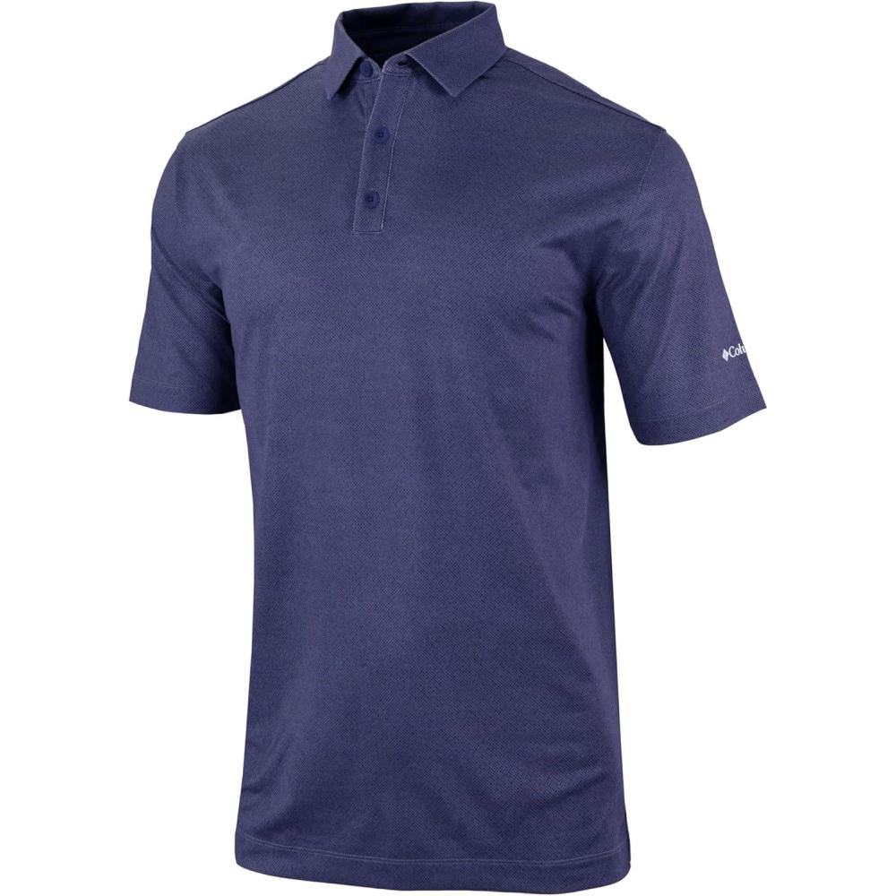 imageColumbia Golf Mens OmniWick No Breeze PoloCollegiate Navy