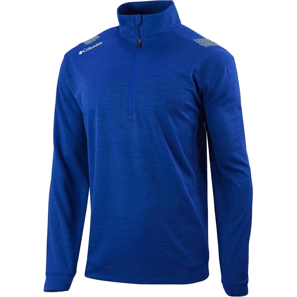 imageColumbia Golf Mens OmniWick Oakland Downs 14 ZipAzul