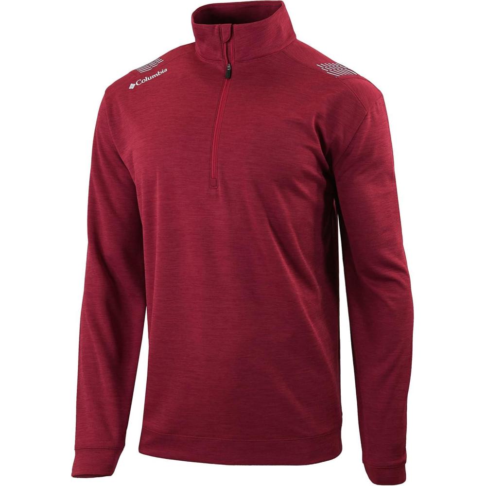 imageColumbia Golf Mens OmniWick Oakland Downs 14 ZipBeet