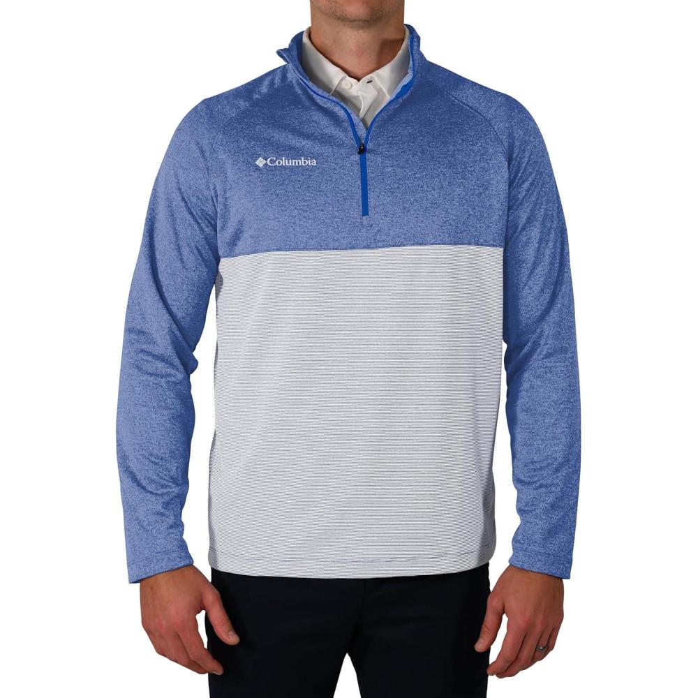 imageColumbia Golf Mens OmniWick Rockin It PulloverAzul