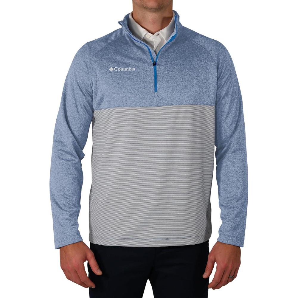 imageColumbia Golf Mens OmniWick Rockin It PulloverBlue Stone