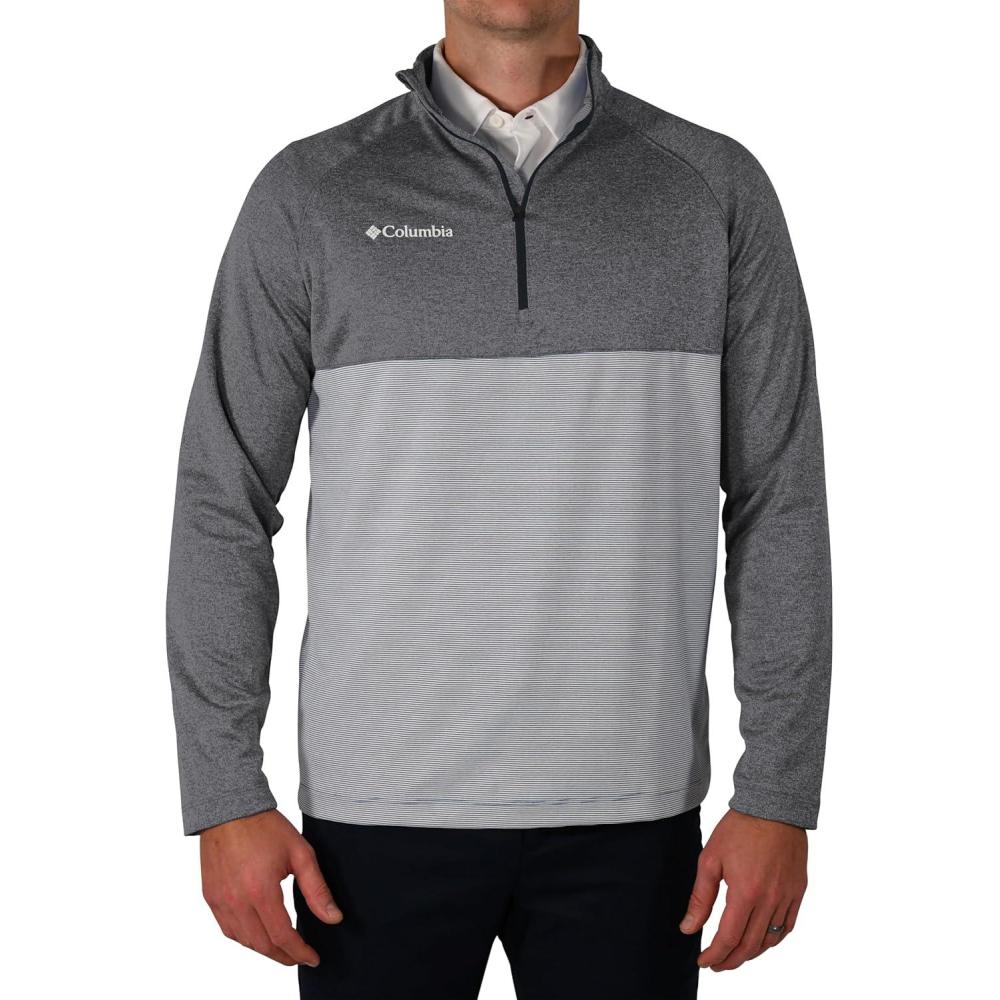 imageColumbia Golf Mens OmniWick Rockin It PulloverCity Grey