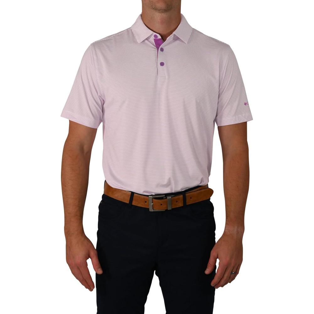 imageColumbia Golf Mens OmniWick Tucker Falls PoloBright Plum