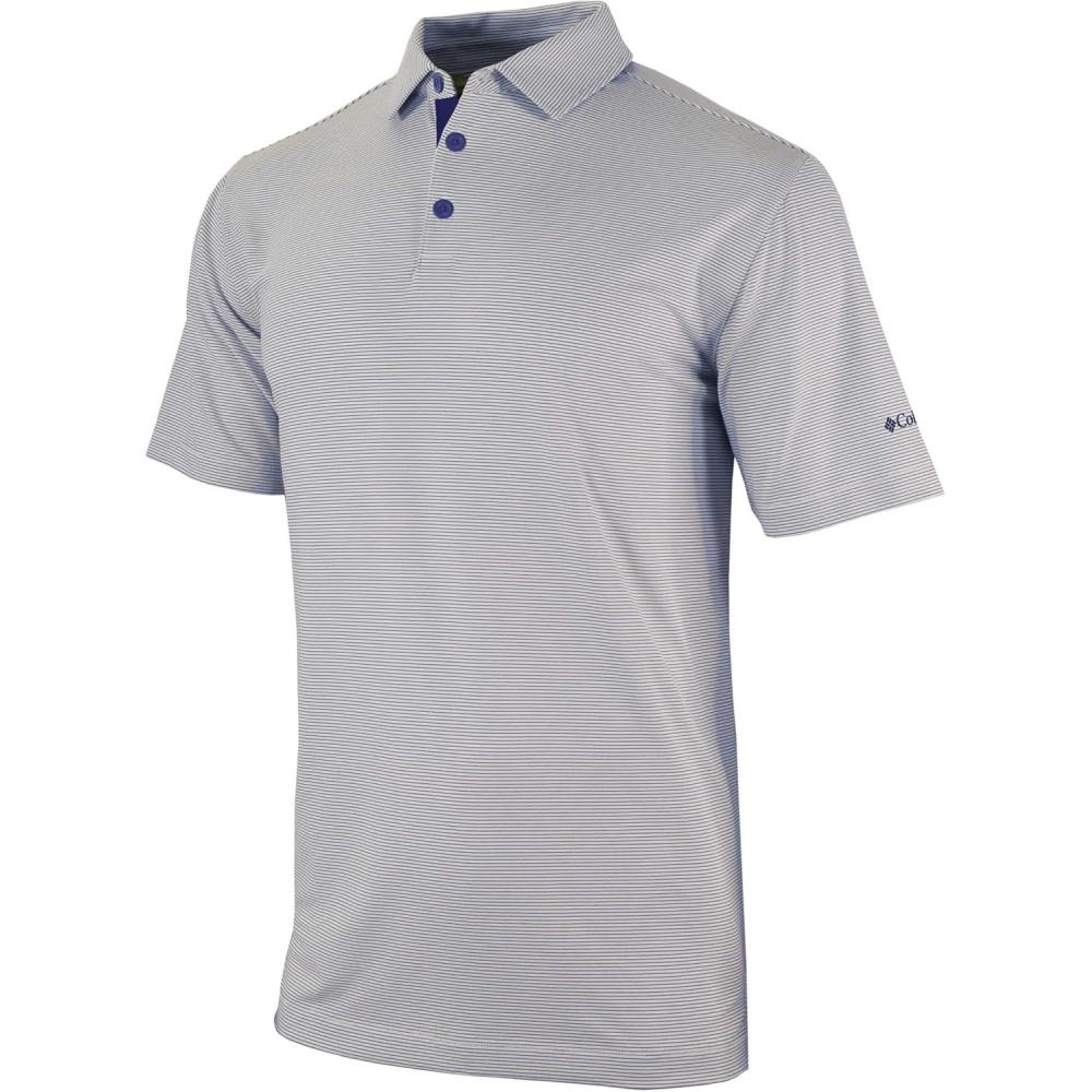imageColumbia Golf Mens OmniWick Tucker Falls PoloCollegiate Navy