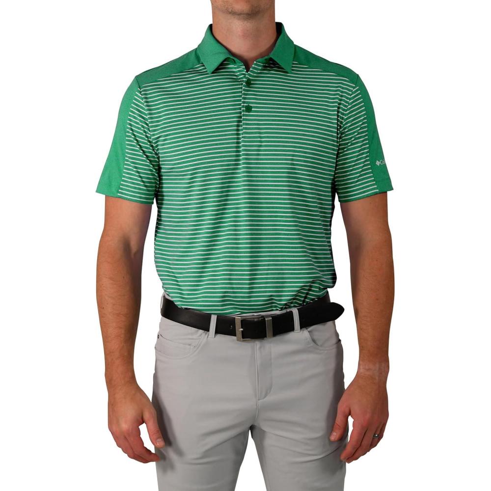 imageColumbia Golf Mens OmniWick in Contention PoloForest