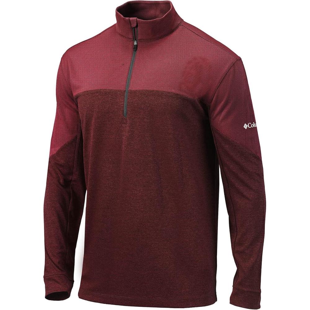 imageColumbia Golf OmniWick Home Course 14 Zip PulloverBeet