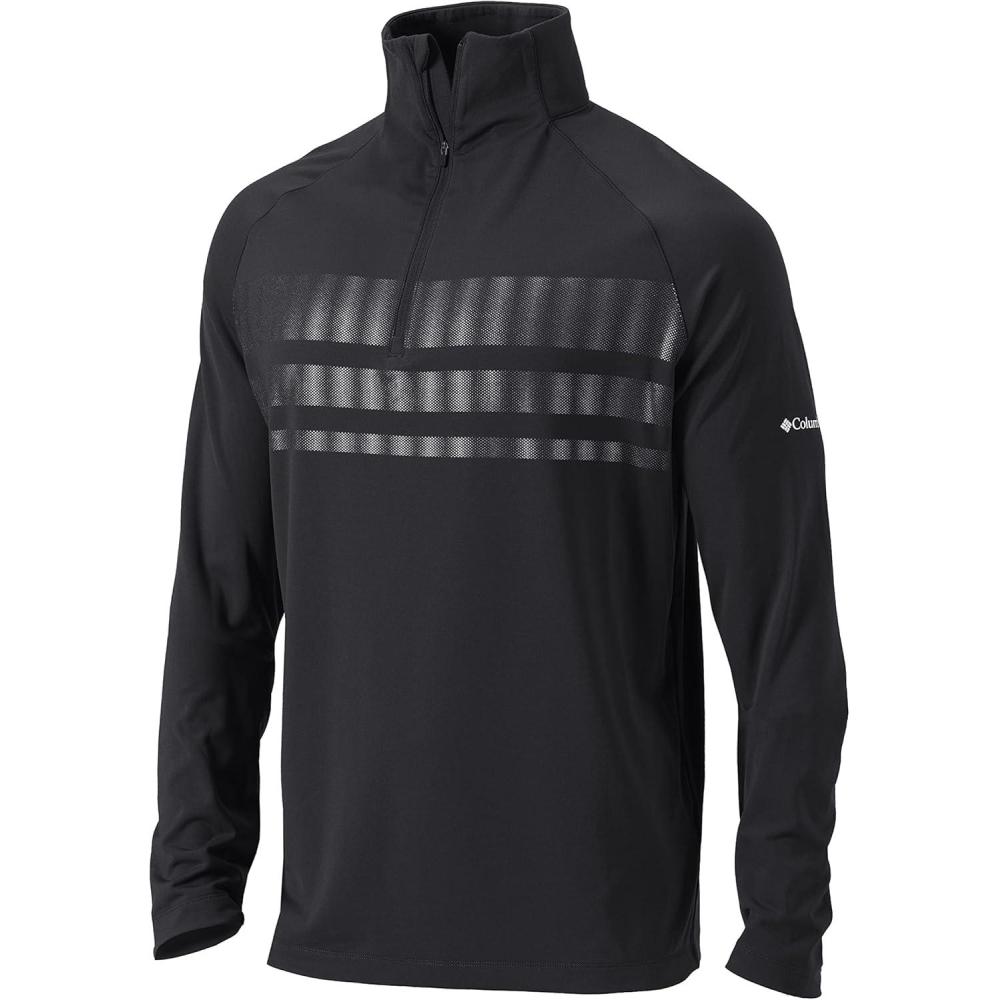 imageColumbia Golf OmniWick Mens 14 Zip Picker PulloverBlack