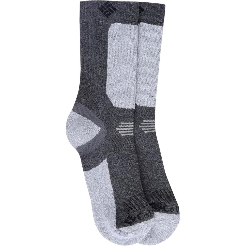 imageColumbia Mens 1 Pack Premium Hiking Crew SocksCharcoal2