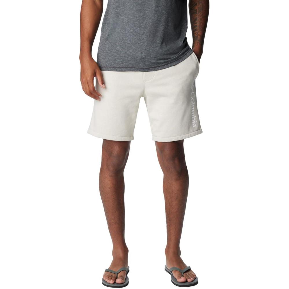 imageColumbia Mens Columbia Trek ShortDark StoneWhite Vertical Logo