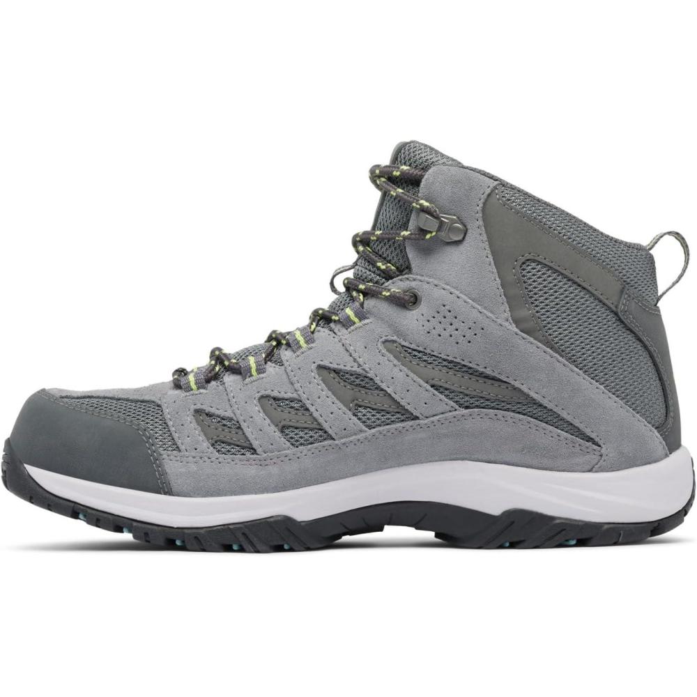 imageColumbia Mens Crestwood Mid Waterproof Hiking Boots2024 Titanium Grey SteelNapa Green