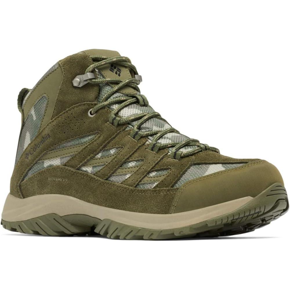 imageColumbia Mens Crestwood Mid Waterproof Hiking BootsNori Black