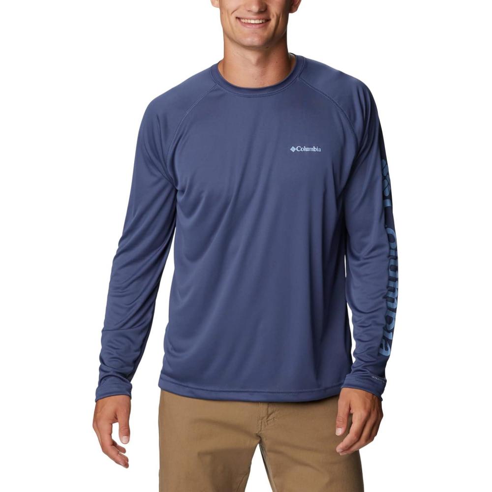 imageColumbia Mens Fork Stream Long Sleeve ShirtDark Mountain