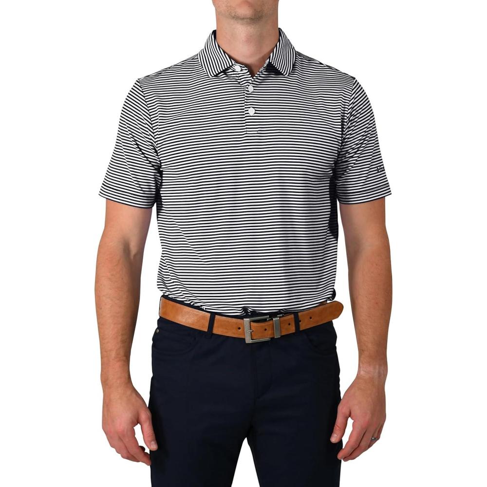 imageColumbia Mens Golf Club Invite Polo Omni Wick Lightweight Short Sleeve ShirtBlack