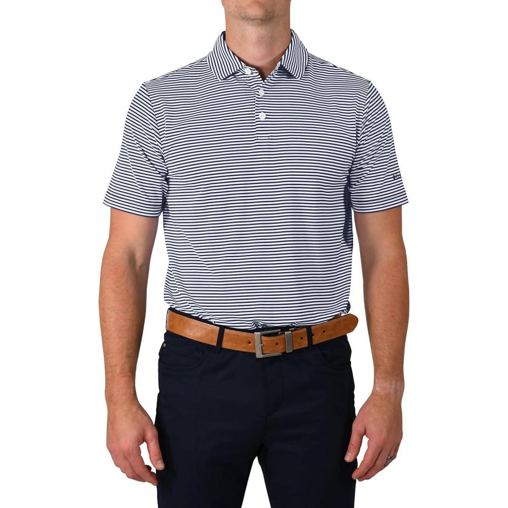 imageColumbia Mens Golf Club Invite Polo Omni Wick Lightweight Short Sleeve ShirtCollegiate Navy
