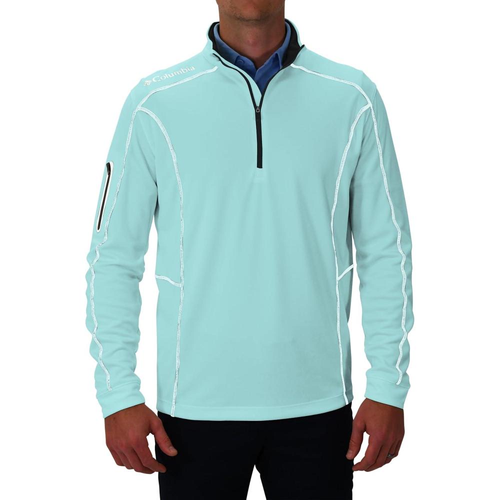 imageColumbia Mens OMNI WICK Shotgun 14 Zip Pullover Breathable Long SleeveGulf Stream