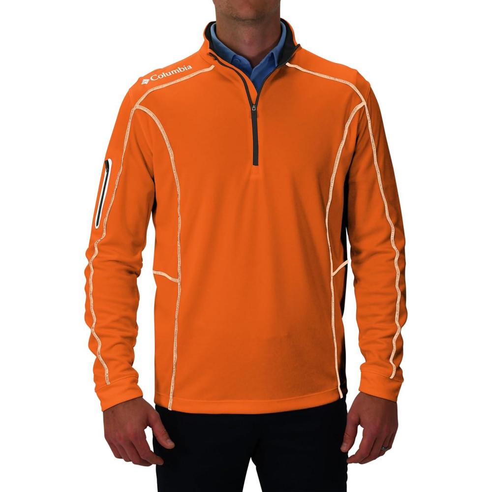 imageColumbia Mens OMNI WICK Shotgun 14 Zip Pullover Breathable Long SleeveMango