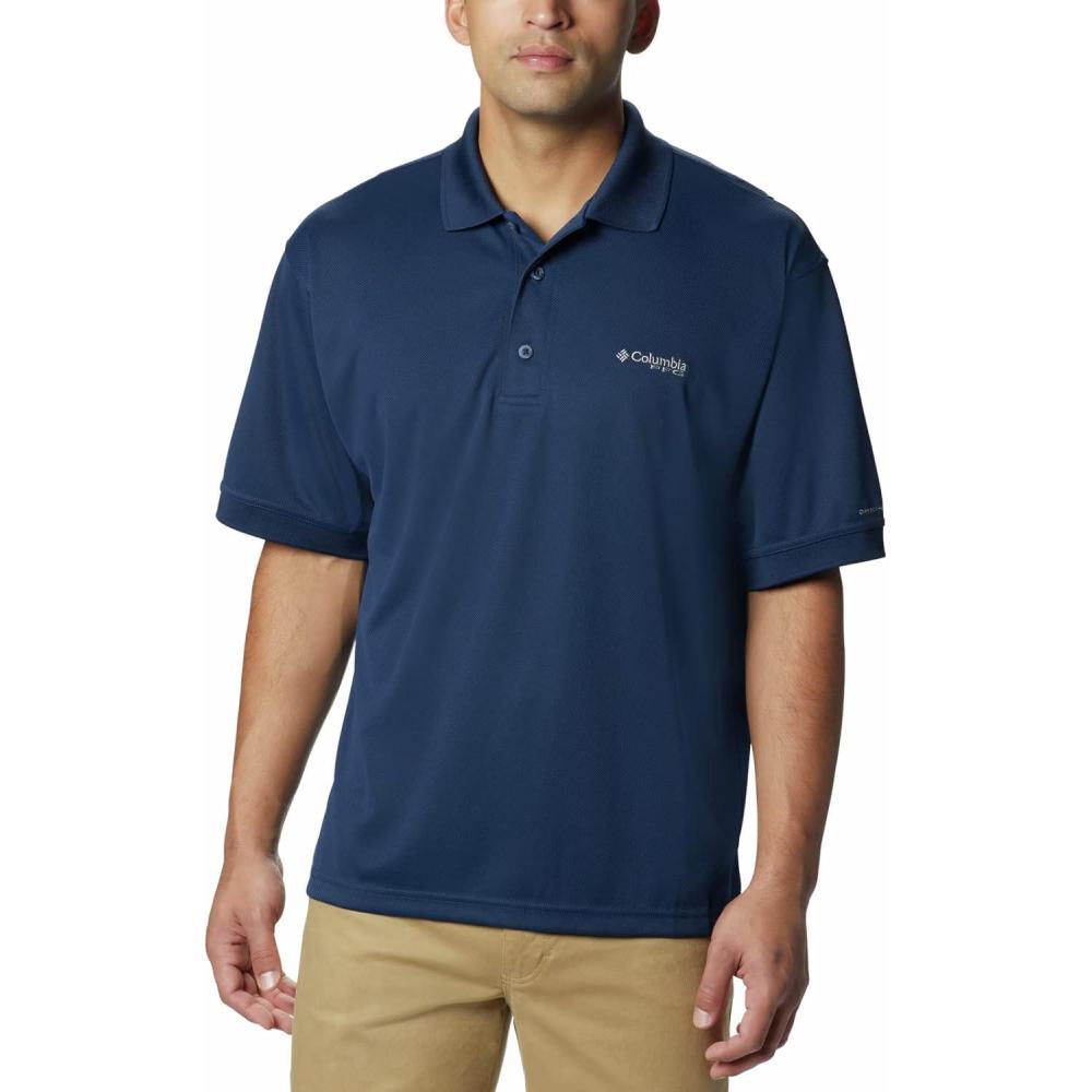 imageColumbia Mens Perfect Cast Polo ShirtCollegiate Navy