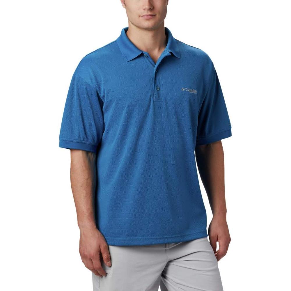 imageColumbia Mens Perfect Cast Polo ShirtDark Pool
