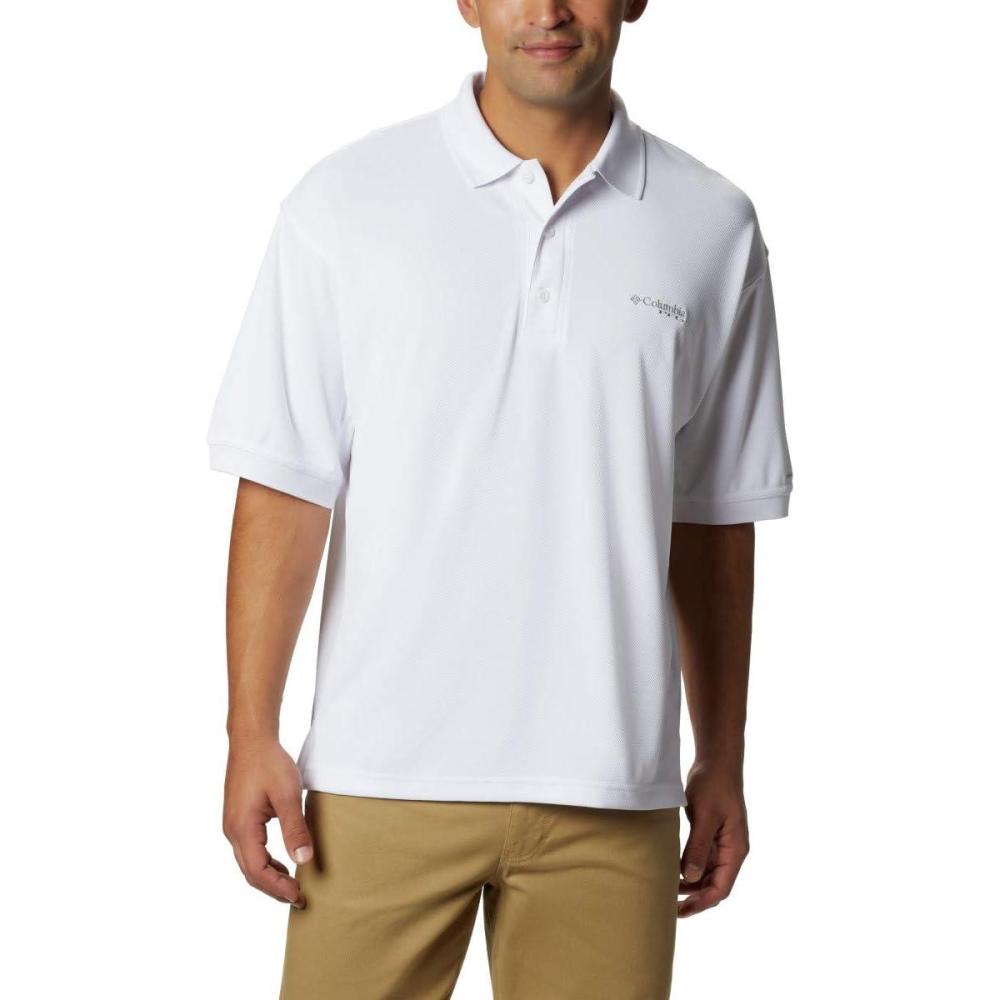 imageColumbia Mens Perfect Cast Polo ShirtWhite