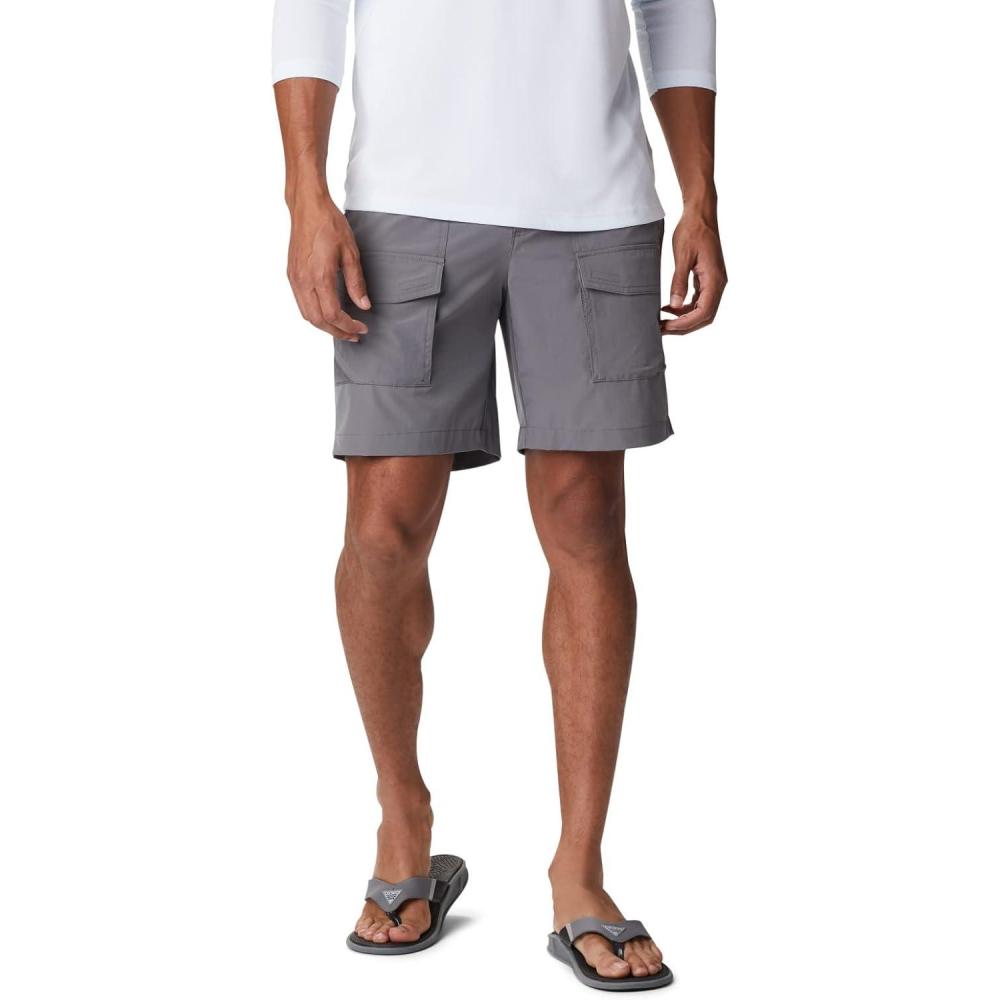 imageColumbia Mens Permit III Sun Protection ShortsCity Grey