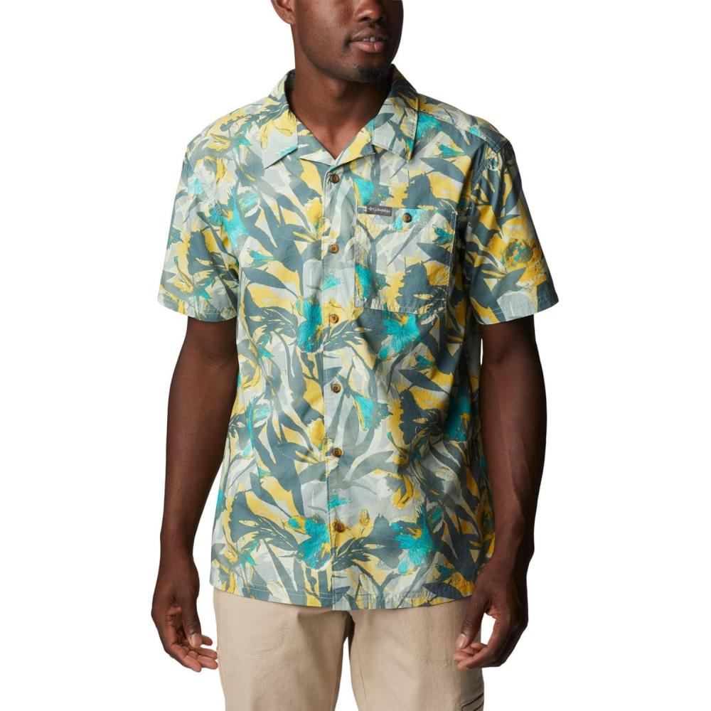 imageColumbia Mens Pine Canyon Short SleeveHiking ShirtNiagara Floriculture