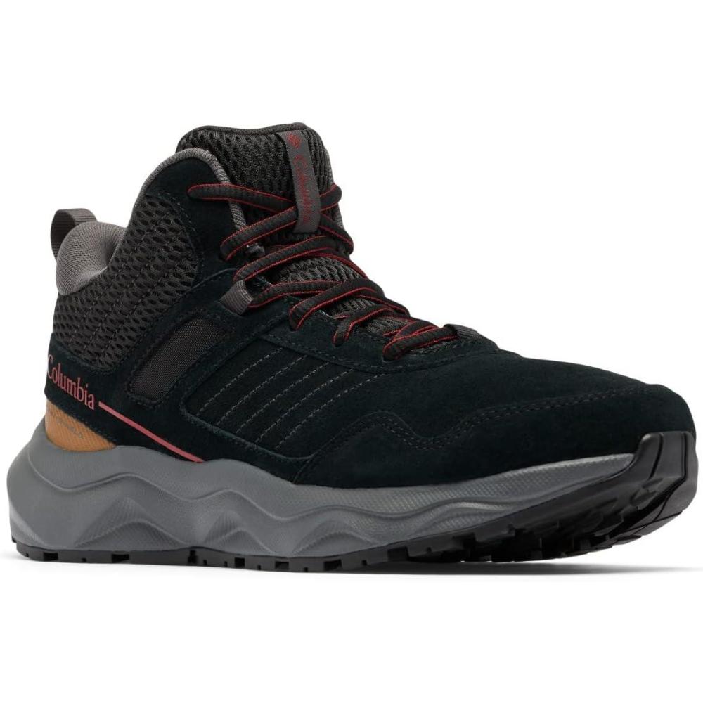 imageColumbia Mens Plateau Venture MidBlackRed Element