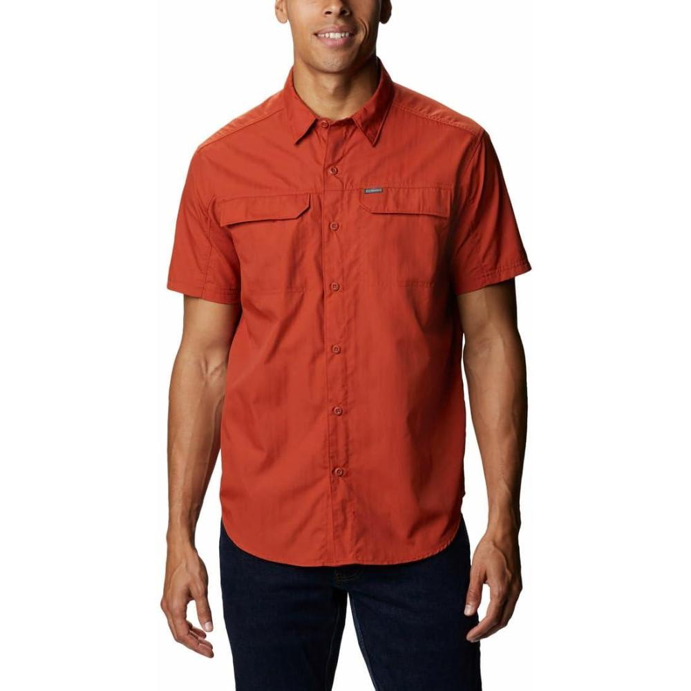 imageColumbia Mens Silver Ridge 20 Short Sleeve ShirtDark Sienna