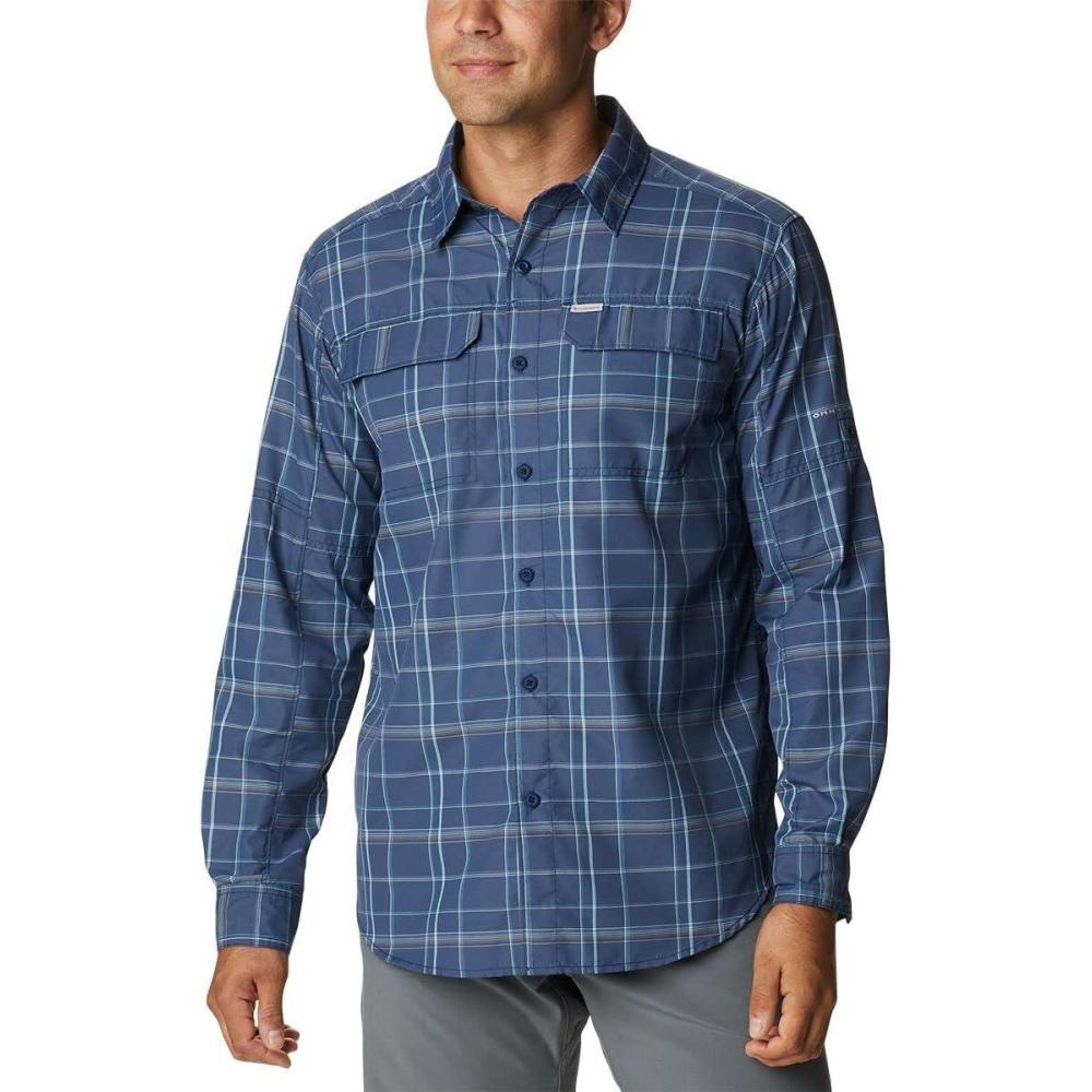 imageColumbia Mens Silver Ridge20 Long Sleeve ShirtSilver Ridge20 Long Sleeve ShirtCollegiate Navy Grid Plaid