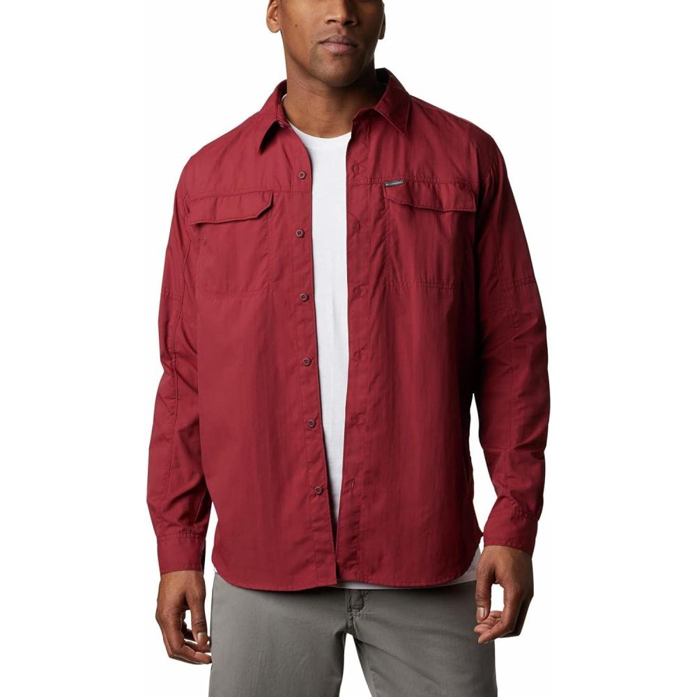 imageColumbia Mens Silver Ridge20 Long Sleeve ShirtSilver Ridge20 Long Sleeve ShirtRed Jasper