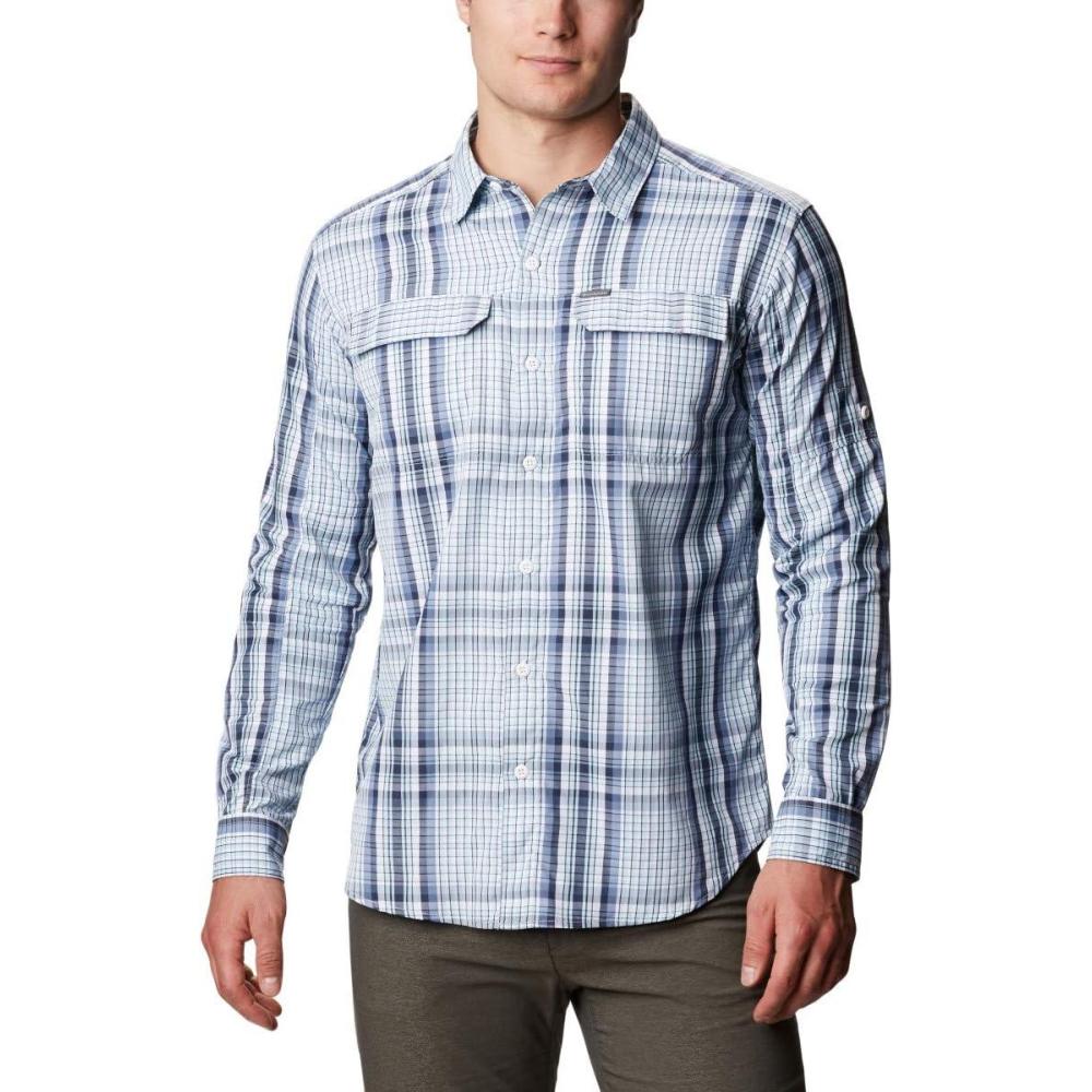 imageColumbia Mens Silver Ridge20 Long Sleeve ShirtSilver Ridge20 Long Sleeve ShirtSky Blue Multi Plaid