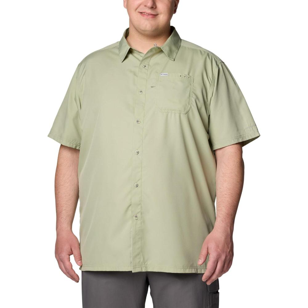 imageColumbia Mens Standard Slack Tide Camp ShirtSmokey Sage