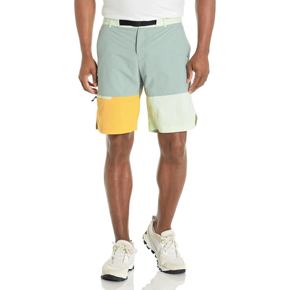 imageColumbia Mens Summerdry Belted ShortNiagaraIce GreenGolden Nugget