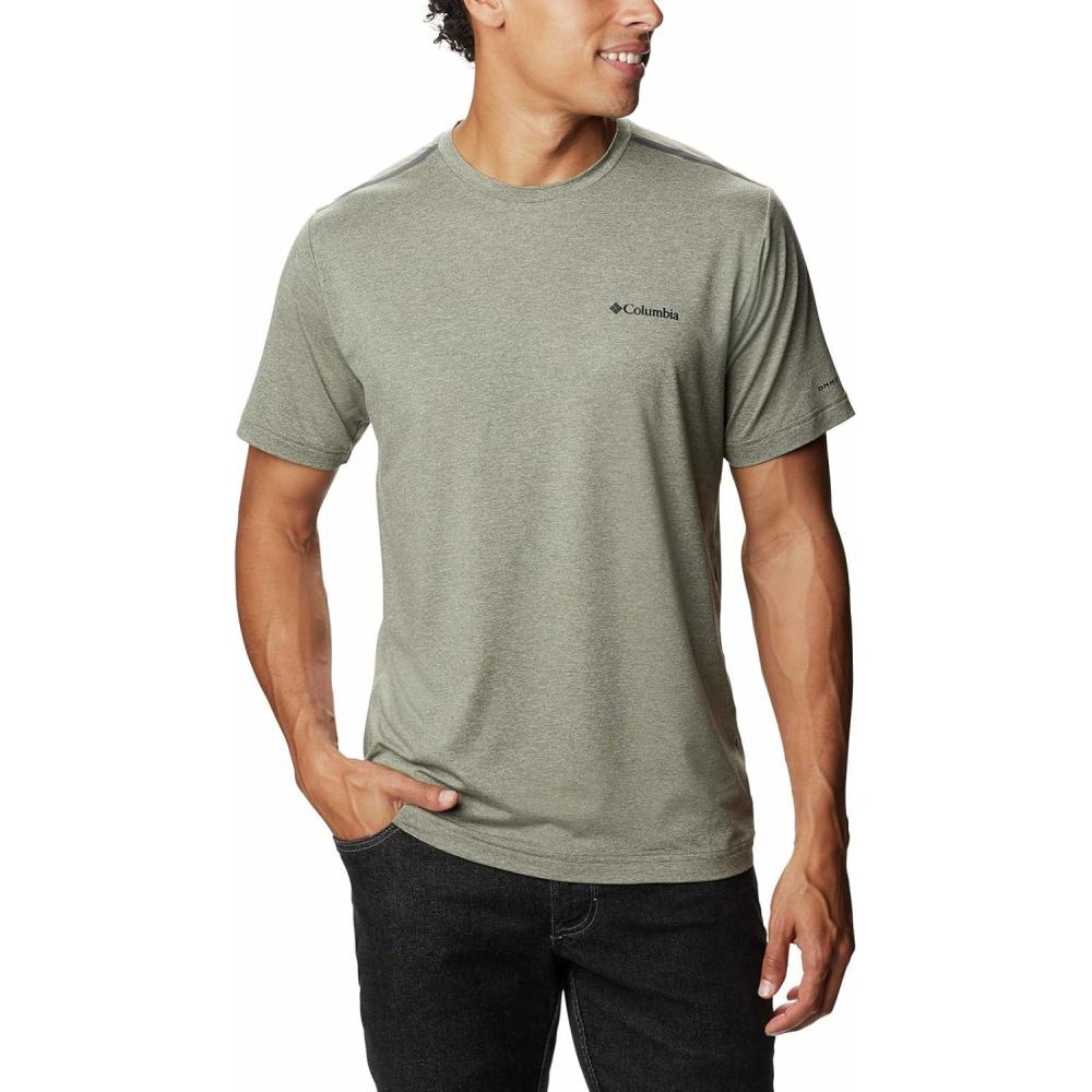 imageColumbia Mens Tech Trail Crew NeckStone Green