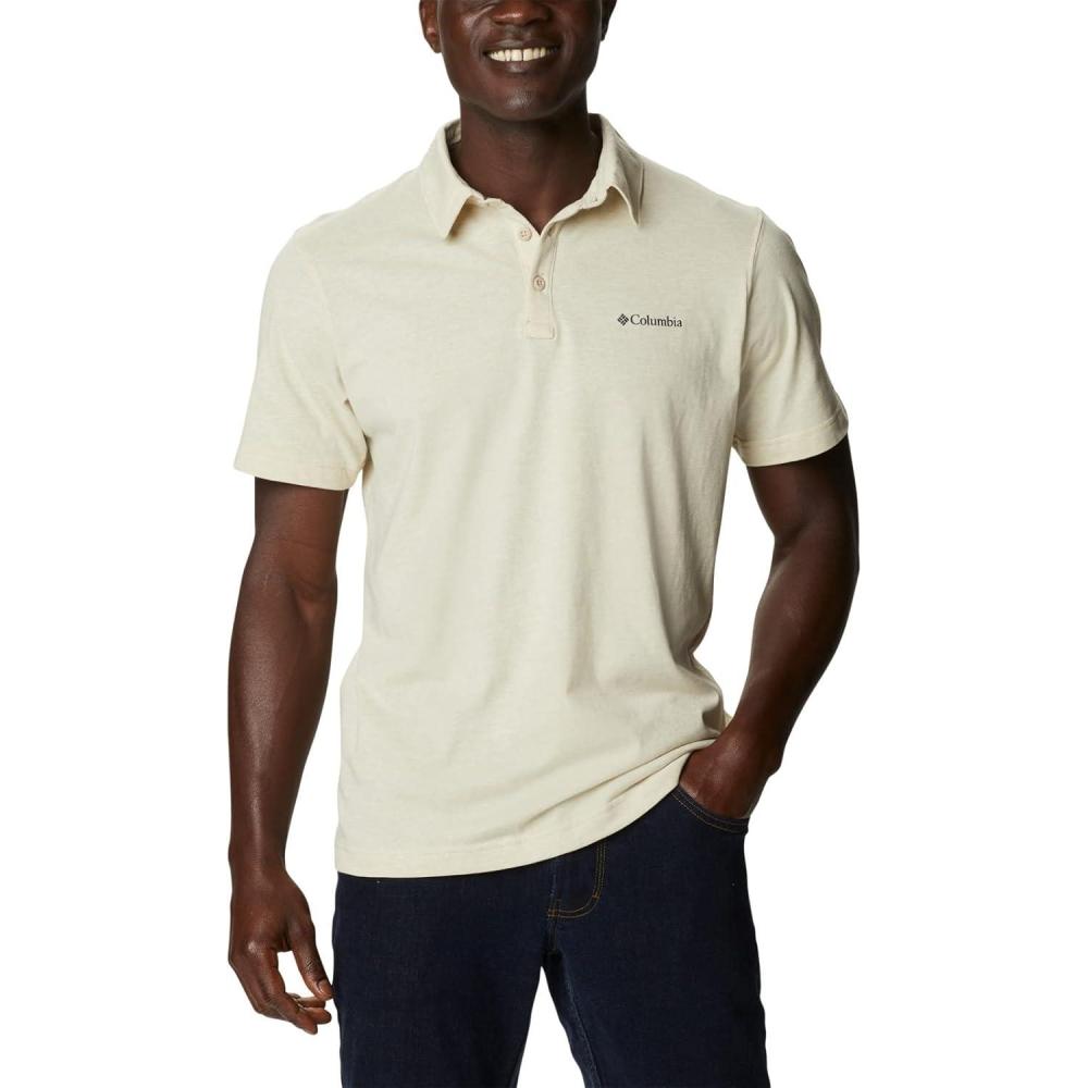 imageColumbia Mens Thistletown Ridge Polo Sp21Ancient Fossil Heather